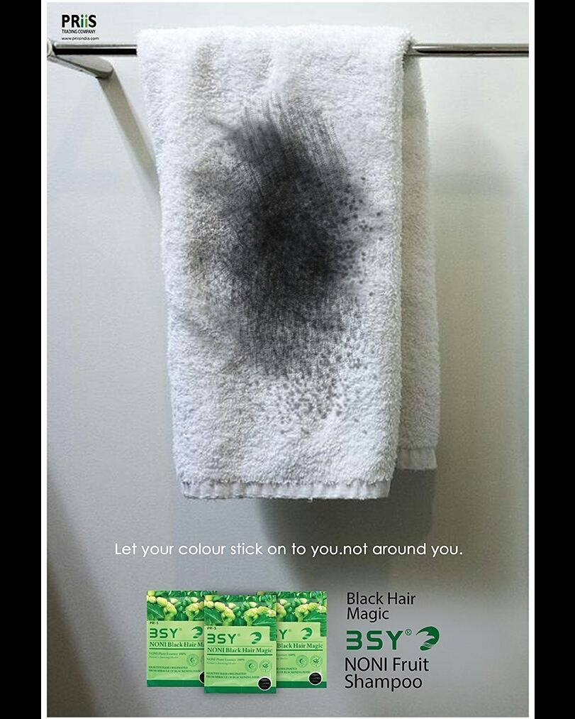 BSY Noni Hair Color Shampoo Pump - 180ml view 3